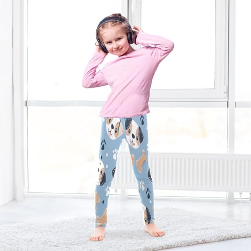 Toddler Girls Leggings Printed Yoga Pants Leggings Dogs Bones for Kids4