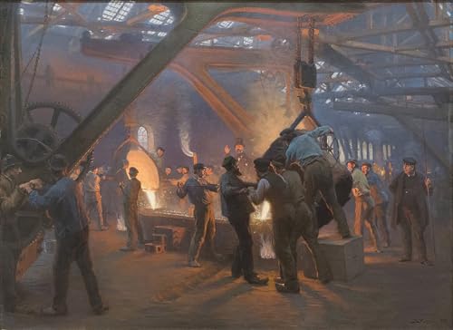 Peinture Krøyer Burmeister et Foundry 60x90cm pour habiller un mur vide avec élégance