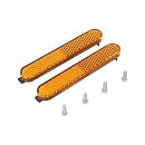 LIUYAPENG Elektrische Roller Rad Abdeckung Reflektierende Streifen Kompatibel for Xiaomi M365 Pro2 1S Roller Sicherheit Reflektor (Color : Yellow)