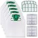 Gudotra Kit VK200 de recambio de 5 bolsas compatibles con Vorwerk Folletto VK200 VK220 VK220S + 2 pastillas de perfume + 2 filtros