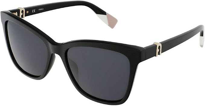 FURLA SFU468, Occhiali Donna, SHINY BLACK, 55 : Amazon.it: Abbigliamento