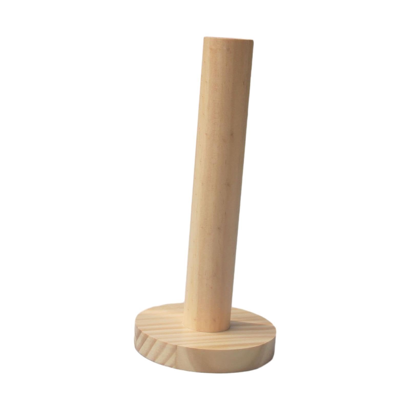 Zambuph Elegant Jewelry Stand Vertical Organizer Wooden Display Rack For