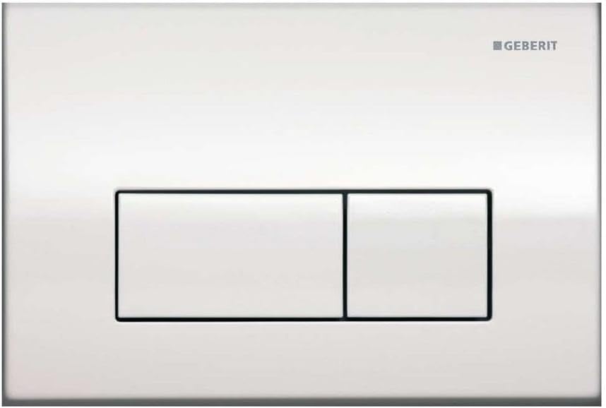 Geberit Kappa50 Dual-Flush Actuator in Polished Chrome