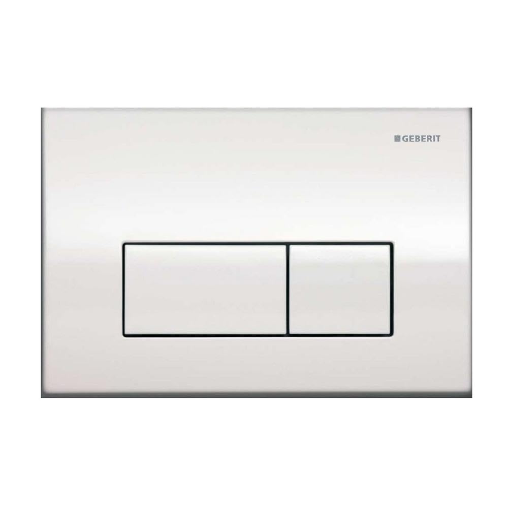 Geberit High-Gloss Chrome Kappa 115260211 50 High Gloss Chrome Dual Flush Toilet Push Plate