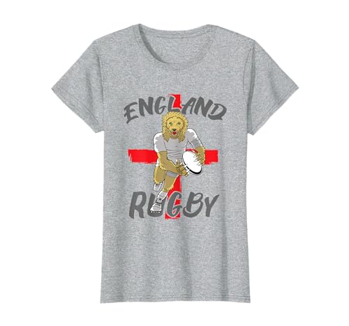 Rugby Fans Gifts: English Rugby England 6 Nations Lion T-Shirt