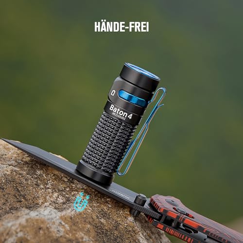 Olight Baton 4 LED Taschenlampe mit 1300 Lumen und 6 Modi