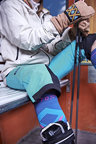 Stox Energy Socks - Ski Socks For Women - Premium Compression Technology - Ski Socks With Merino Wool - No Cold Feet - No Cramp #TOP2