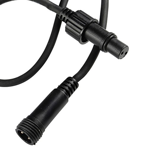 WeRChristmas 5 m Nero Collegamento Cavo in Gomma