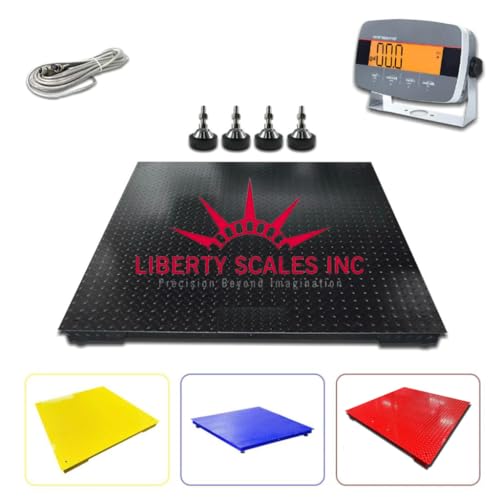 Báscula industrial Liberty LS-900-4x4 48 x 48 pulgadas 5000 lb miniatura 5