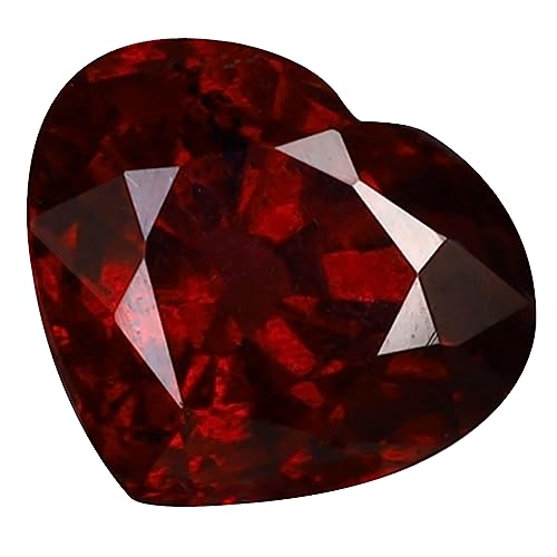 Grenat Rhodolite de Tanzanie 1,44 ct Taille Coeur pour Création de Bijoux Uniques