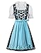 Spooktacular Creations Women Oktoberfest Dress, Halloween Embroidery German Beer Bavarian Costume for Halloween Cosplay and Beer Festival -L