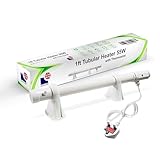 Morris Tubular Heater 1ft, 2ft, 3ft, 4ft Tube Heater With Built In Thermostat Green house Bathroom Conservatory (1FT (55w)) - Image 1