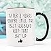 YouNique Designs 8 Year Anniversary Coffee Mug for Him, 11 Ounces, 8th Wedding Anniversary Cup For Husband, Eight Years, Eighth Year, 8th Year