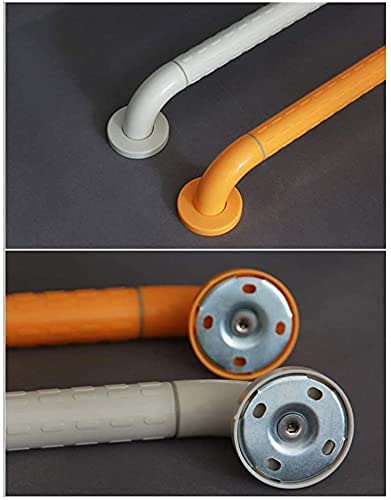 Barre de sécurité antidérapante blanche 40cm pour douche et baignoire - 6