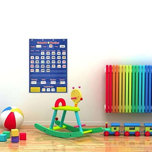 M/L Calendários mensais para sala de aula - Calendários mensais e sala de aula para parede Tabela de
