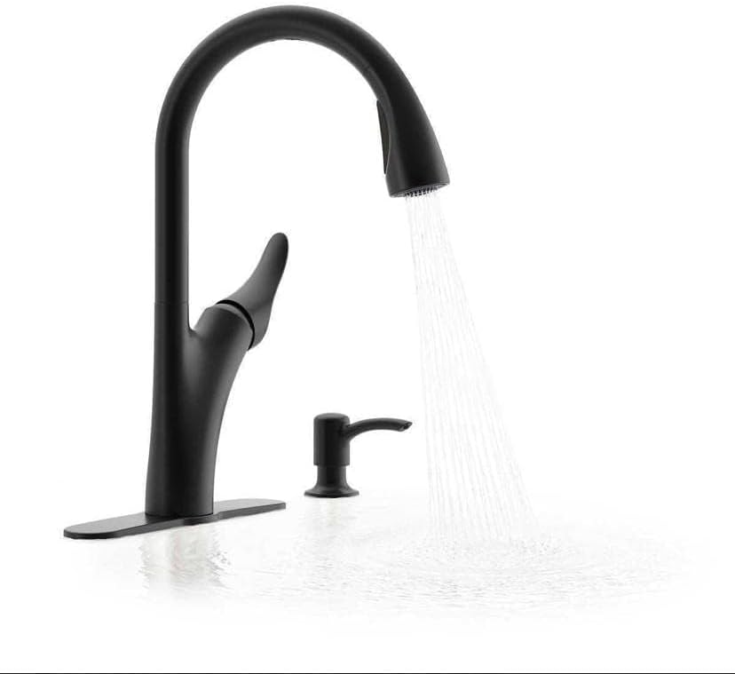 kohler Touchless Pull-Down Kitchen Faucet with Soap Dispenser