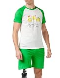 Brave Soul Herren 149cheese Pyjamaset, grün, L