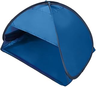 Beach Sun Shelter Mini Pop-up Head Tent Automatic Pet Shade Canopy Portable Beach Tent for Small Dogs/Cats Camping Hiking Picnic, Blue