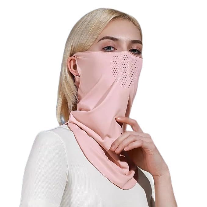 KD ZONE Breathable Ice Silk Outdoor Sports Mask – UV Protection, Quick-Dry, Lightweight Face Cover for Cycling, Hiking, Fishing & Outdoor Activities – Multi-Functional Neck Gaiter with Ear Loops-image-6