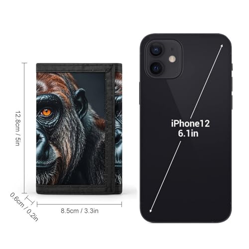 A Gorilla Slim Wallets for Men Money Clip Card Holder Wallet Men's Trifold Wallet And Coin Pocket2