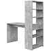 COMIFORT Escritorio con Estantería - Mesa de Estudio con Librería de Estructura...
