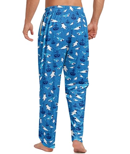 Mens Pajama Pants Sleep Lounge Pants Pajamas with Pockets Pajama Bottoms2