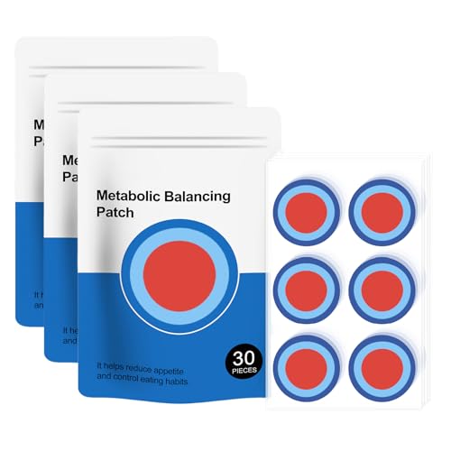 Abnehmpflaster 30 Stück Abnehmpflaster, Metabalance Patch Slimming Patch Abnehmen Schnell Fettverbrenner Für Stoffwechselgleichgewicht Sanfte Beruhigung (3 Set)