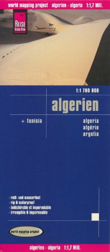 Algeria & Tunisia 1:1,700,000 Travel Map, waterproof, GPS-compatible, REISE