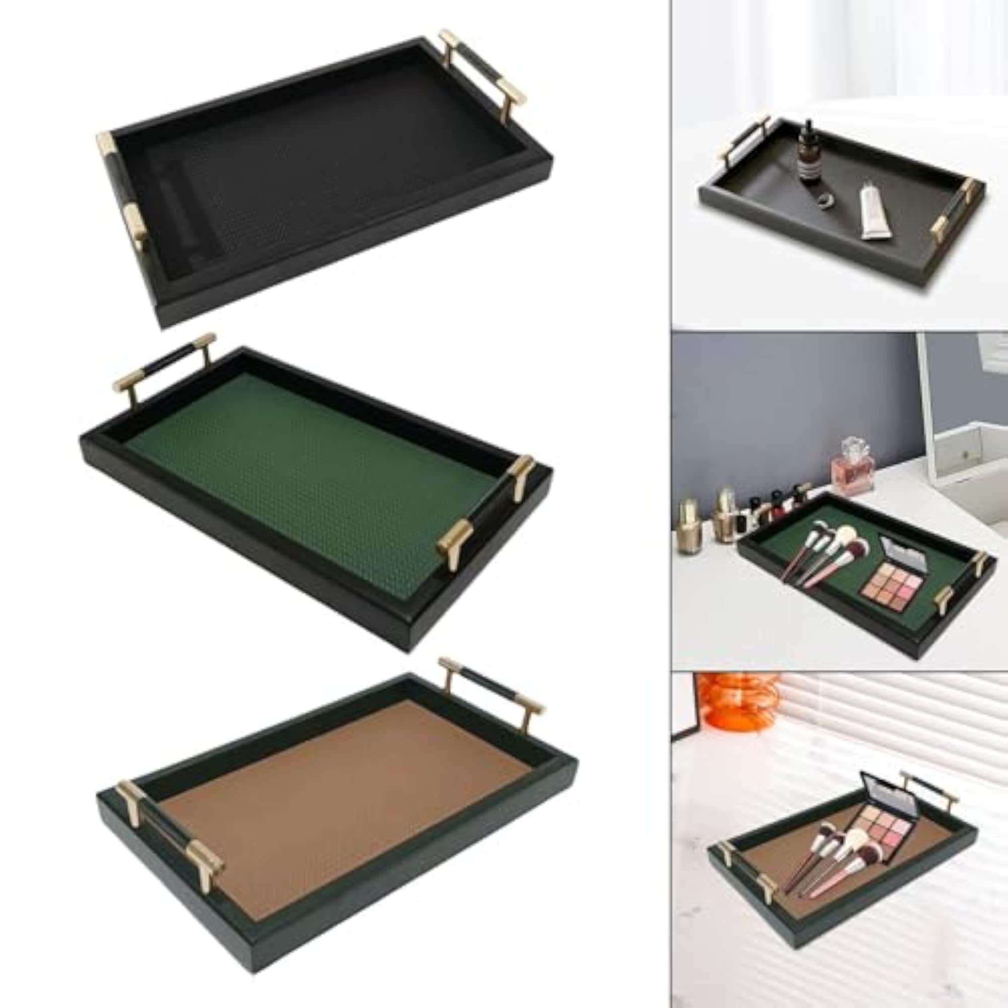 Bathroom Vanity Tray for Jewelry and Accessories
