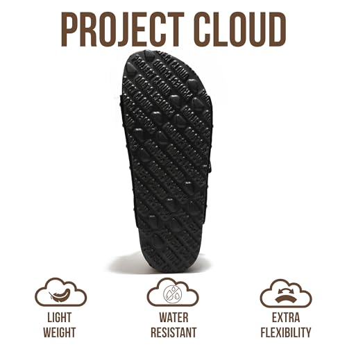 Image of Project Cloud 100% Genuine Leather Platform Sandals Women - Memory Foam Insole with Two-Buckle - Non-Slip and Comfortable Wedge Sandals for Women 2026 (Oliy)