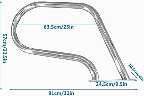 Rampe de piscine facile à monter avec sa base de fixation - 3