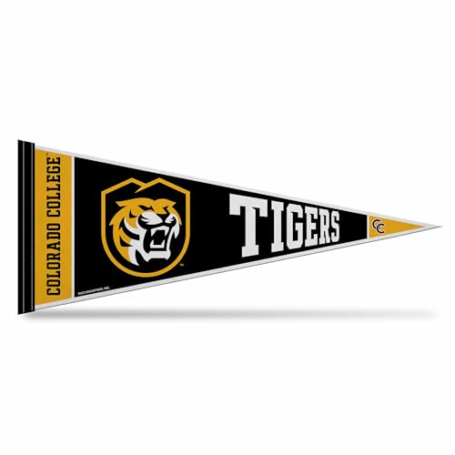 Rico Industries NCAA Colorado College Tigers 12" x 30" Felt Wall Décor Pennant - Great for Home/Bed Room/Man Cave Décor