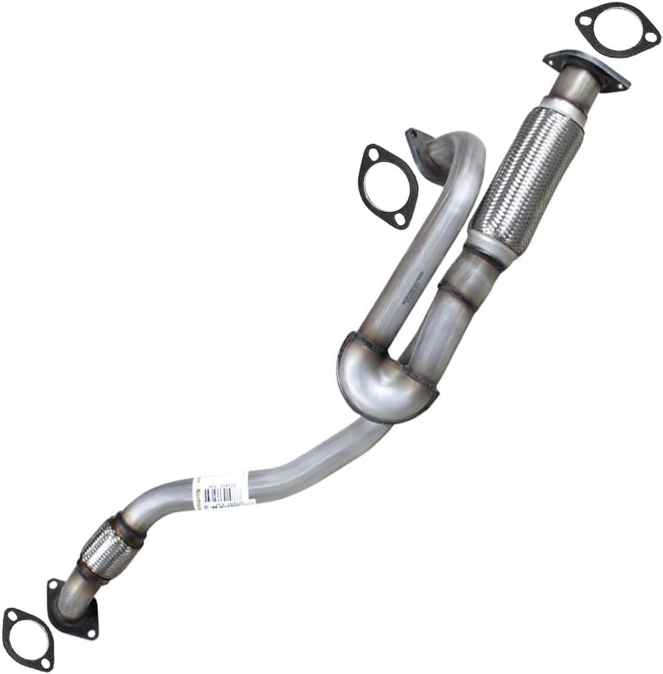 Exhaust Front Flex Y Pipe Compatible for 2009-2017 Chevy Traverse 3.6L | Stainless Steel | Northeastern Exhaust | Free Gaskets Included | Automotive Replacement Part