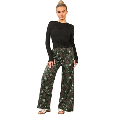 L S U Women's Flared Palazzo Trousers Cover