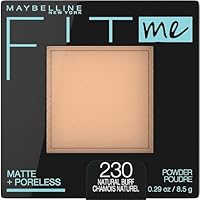 Maybelline New York Fit Me Matte & Poreless Pressed Powder - Natural Buff 230,0.30 Ounce