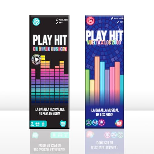 Lote de Play Hit - Juegos de Mesa para Adultos, Amigos y Familia - Anima Tus Reuniones y Fiestas con Música en Español
