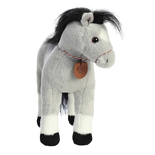 Aurora® Exquisite Breyer® Showstoppers Welsh Cob Stuffed Animal - Realistic Detailing for Imaginative Play - Perfect for Kids, Adults, and Any Horse Lovers - Gray 11 Inches by Aurora - Image 2