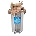 Perko Lightweight Intake Water Strainer - Clear Body - 1/2" Pipe Size