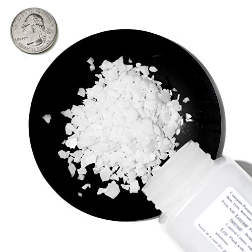 Potassium Hydroxide / 1.3 Pounds / 2 Bottles / 99% Pure Food Grade/Fine Flakes #TOP3
