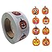 MINGMIN-DZ Decorazioni Hallowween 500pcs Halloween Pumpkin Decoration Etichette Etichette Sigillo Adesivi Pumpkin Strega Ghost Sealing Regalo Carta Etichetta Adesivo Decorazioni Prato
