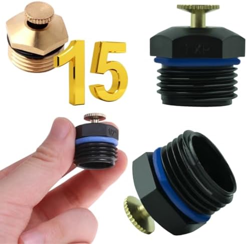 Kit 15 Aspersor Ajustável Cobre Para Irrigação de Jardim Quintal ...