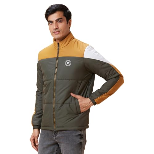 Image of Being Human Olive Coloured Men Sweater