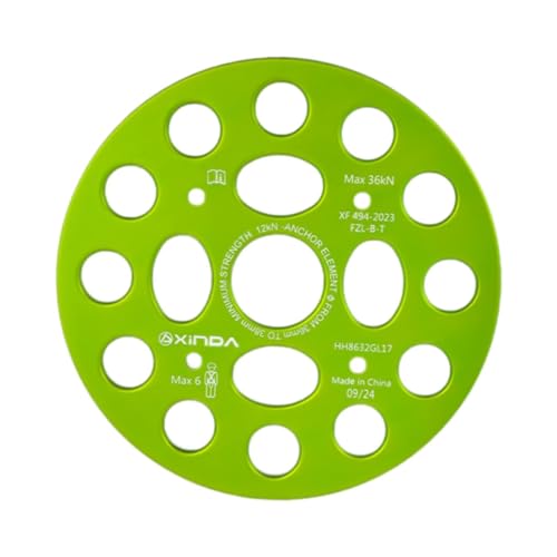 Vaveren Paw Rigging Plate Multi Anchor Point Connector Gear Sturdy Rigging System Heavy Duty Climbing Anchor Belay Climbing Equipment