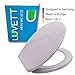 Produktbild LUVETT WC-Sitz C200 oval mit EasyFix® Steckscharnier (Bequeme, stabile Befestigung von oben), Duroplast Toilettendeckel, Farbe:Manhattan Grau
