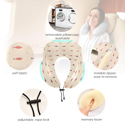 Almohada de viaje de espuma viscoelástica para cuello miniatura 2