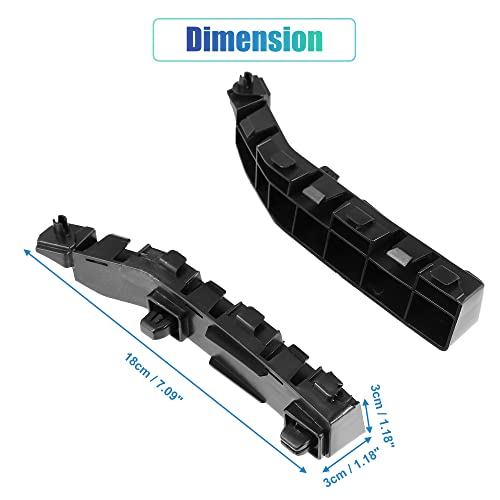 X AUTOHAUX 1 Pair Left and Right Side Front Bumper Bracket Mounting Support Bracket for Honda Accord 2008-2012 71198-TA0-A00 71193-TA0-A00 by X AUTOHAUX - Image 3