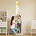 Mibote Baby Growth Height Chart Handing Ruler Wall Decor for Kids, Canvas Removable Height Growth Chart 79
