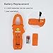 Digital Clamp Meter Auto-Ranging Multimeter Amp Voltage Tester Measure AC Current 600 A, AC/DC Voltage, Resistance, NCV, LPF, Diodes, Continuity and Backlight for Electricians