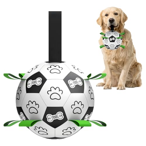 Gcerfby ドッグボール - 頑丈で楽しいゲーム - 室内用 フェッチ ボール 犬 おもちゃ,屋外 公園 トレーニング 遊び 時間 家族 運動 レクリエーション 用