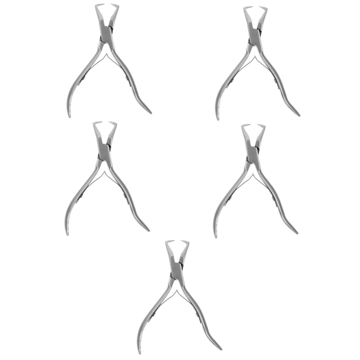Pince pour extensions de cheveux et outil de suppression en acier inoxydable fin